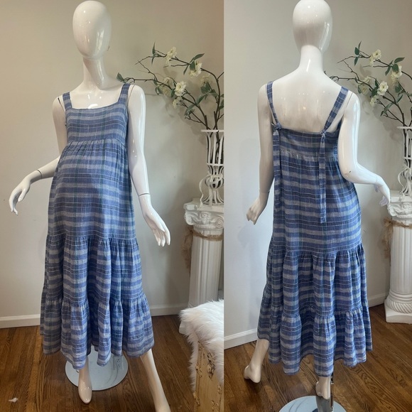 HATCH Jules Maxi Dress Chambray - Picture 7 of 16